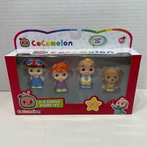 COCOMELON JJ & Family Figurine set my first figures 18 months and up NWT